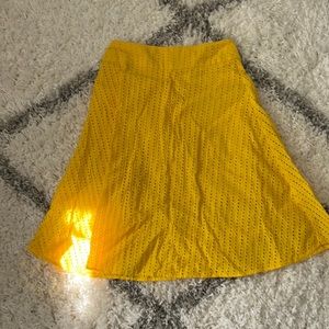Aline Yellow MiDi skirt